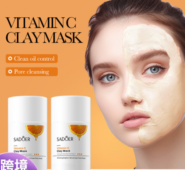 SADOER Purifying & Brightening Clay Face Mask with Vitamin C